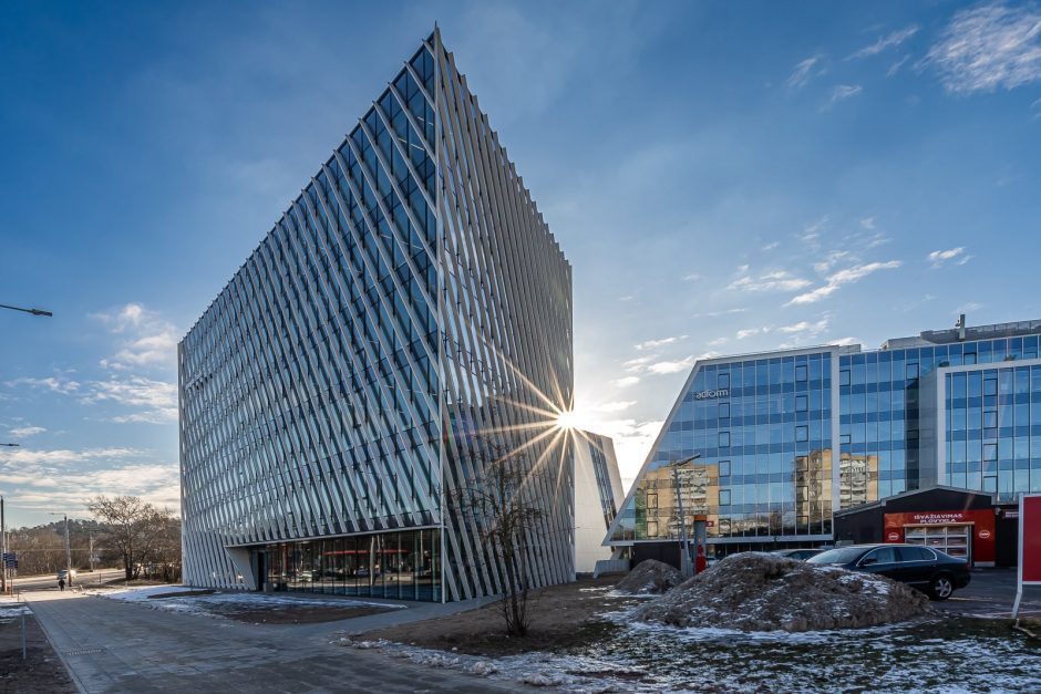 „YIT Lietuva“ užbaigė naujojo biurų pastato statybas sostinės Sporto gatvėje