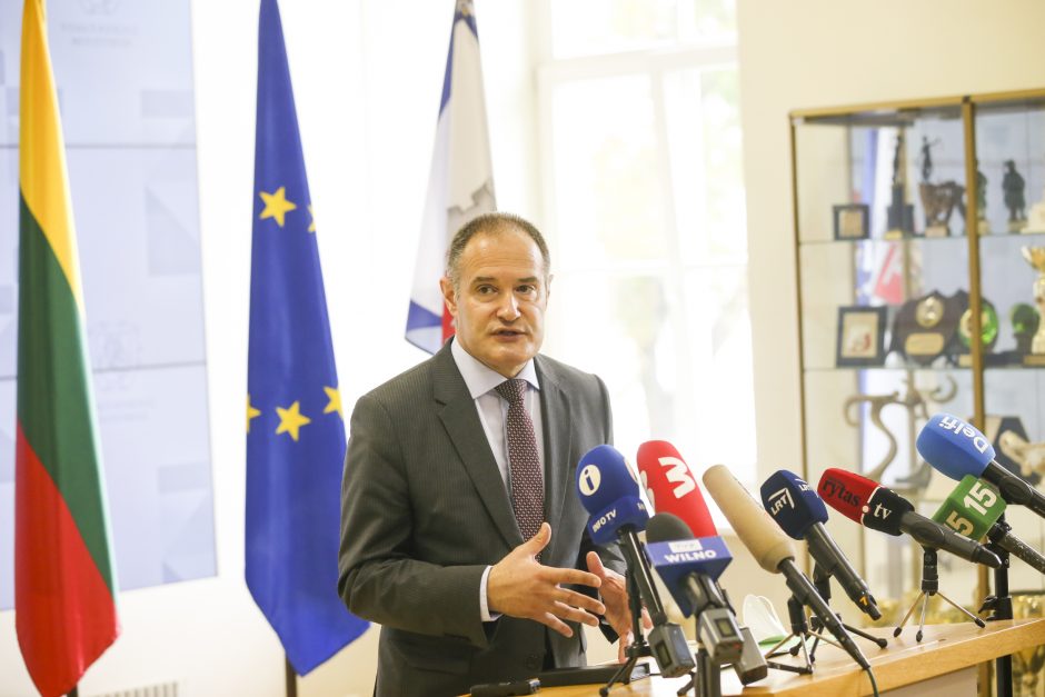 Su „Frontex“ vadovu A. Bilotaitė sako sutarusi dėl didesnių pajėgumų pasienyje