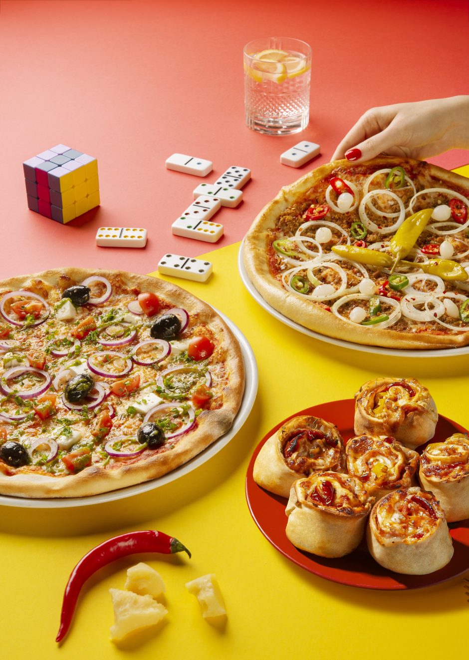 Restoranų „Čili Pizza“ šefai pristato naują meniu