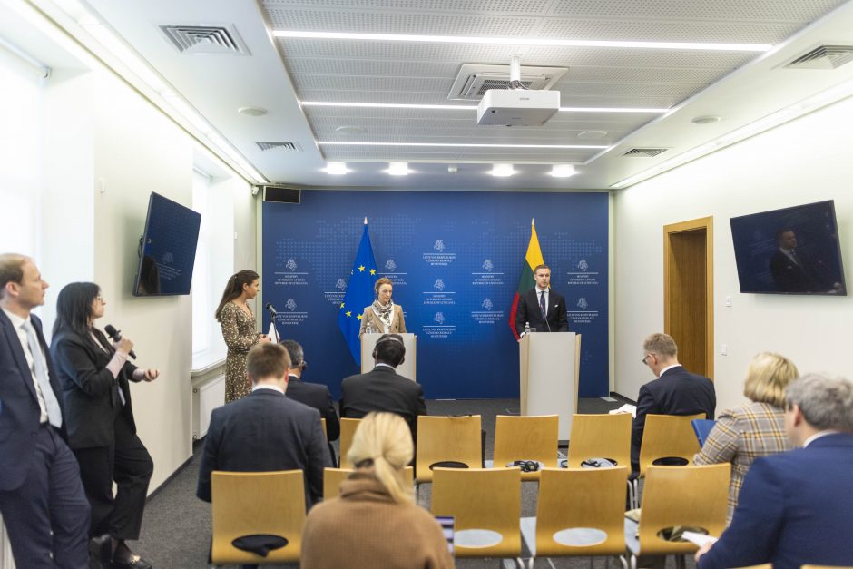 G. Landsbergis susitiko su Europos Tarybos generaline sekretore 